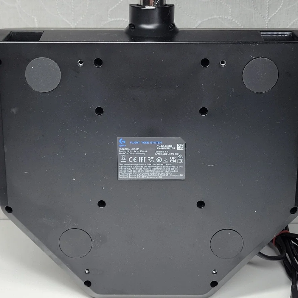 Logitech G Saitek Pro Flight Yoke System Steering Flight Simulator Controller